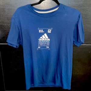 Adidas men’s small go to t shirt navy.
